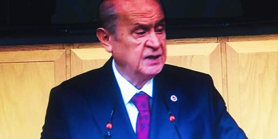 MHP Lideri Devlet Bahçeli konuştu..