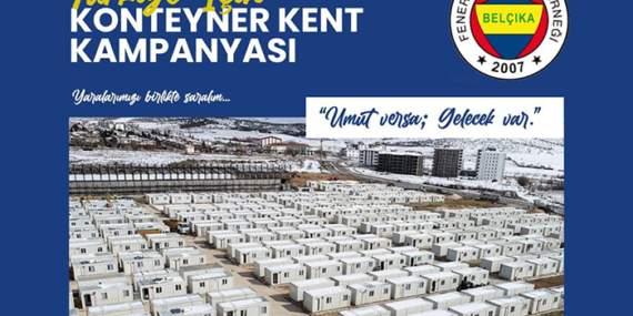 Avrupa Fenerbahçeliler, depremzedeler için kolları sıvadı!