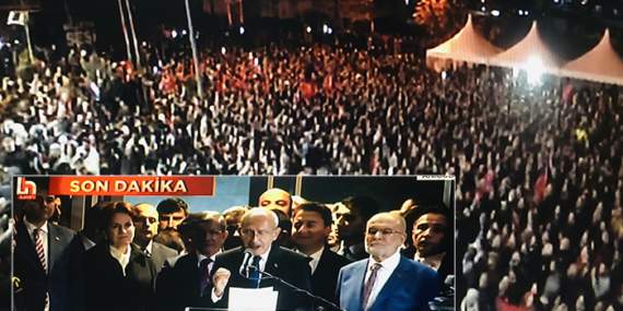 Millet İttifakı adayı Kemal Kılıçdaroğlu..