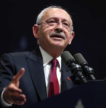 CHP GENEL BAŞKANI VE CUMHURBAŞKANI ADAYI KEMAL KILIÇDAROĞLU