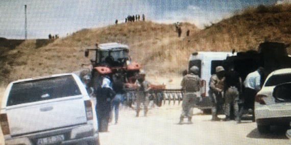 Diyarbakırda, tarlalar ateşe verildi, silahlar ateşlendi!