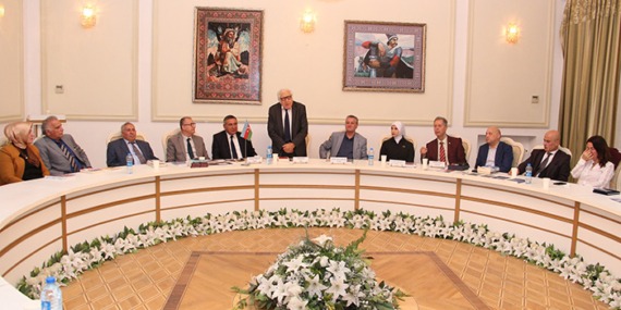 Irak Türkmen Heyetinden, Azerbaycan Yazarlar Birliği Başkanı Anar Rızayev’e Ziyaret..