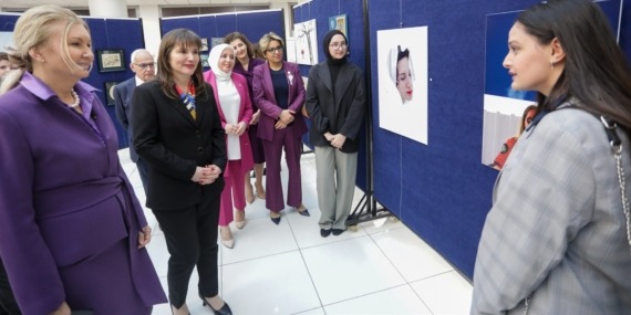 8 Mart’ta Kadın ve Sanat SATSO’daydı