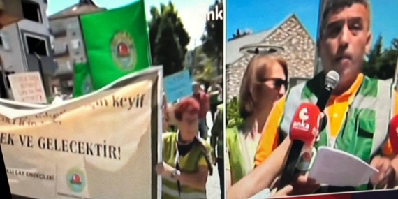 Rize, Fındıklı’da Çay üreticileri “Geçinemiyoruz” diyerek sokağa indi..