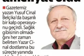 Yusuf Cinal Ameliyat 2
