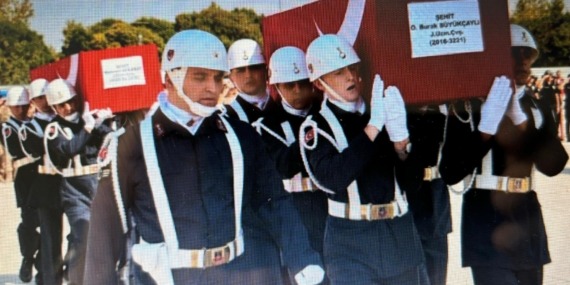 Şehitlere son görev!