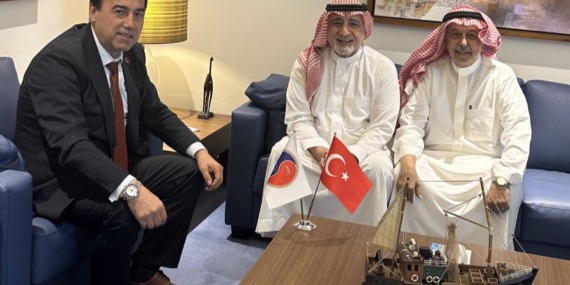 ATİK Başkanı Aziz Şahin konuklarını ağırladı..