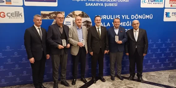 İnşaat Mühendisleri Odası Sakarya Şubesi 70. yılını coşkuyla kutladı