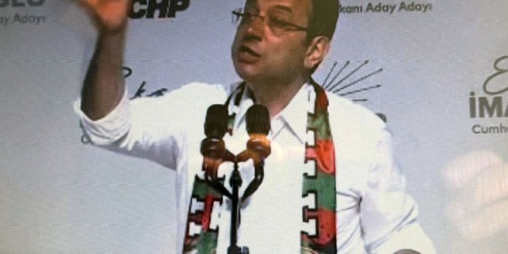 Ekrem İmamoğlu, Diyarbakır’da şarkılarla karşılandı..