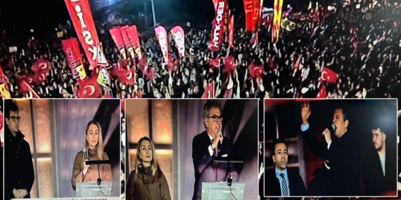 Özgür Özel,” Meydanların sesini dinleyin, seçim sandıklarını getirin!”