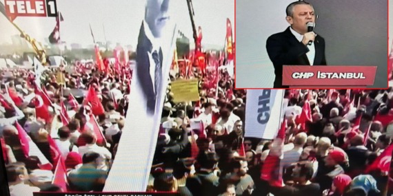 Özgür Özel,” 19 Mart’ta darbe girişimini püskürtenlere merhaba!”