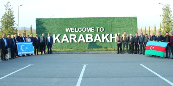Türkmen heyetinden Dağlık Karabağ’a tarihi ziyaret!