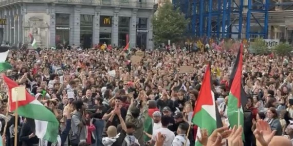 İsrail’in Filistinlilere yönelik zulmü, soykırımı Brüksel’de kınandı..