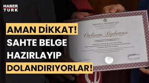 sahte diploma