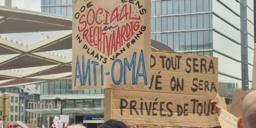 Brüksel işçi grevi 5