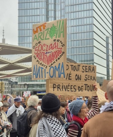 Brüksel işçi grevi 5