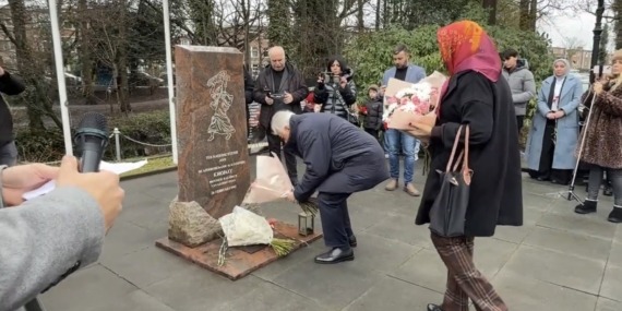 Hocalı Soykırım Kurbanları Hollanda’da anıldı..