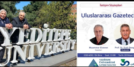 Duayen Gazeteci Muammer Elveren,” Uluslararası gazetecilik” konusunda bilgilendirdi..