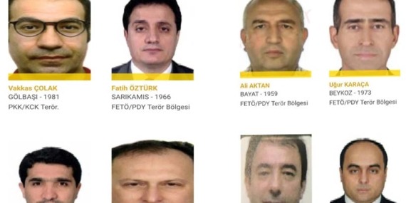 Türkiye’nin terör ile iltisaklı arananlar listesinde kimler yok, kimler?